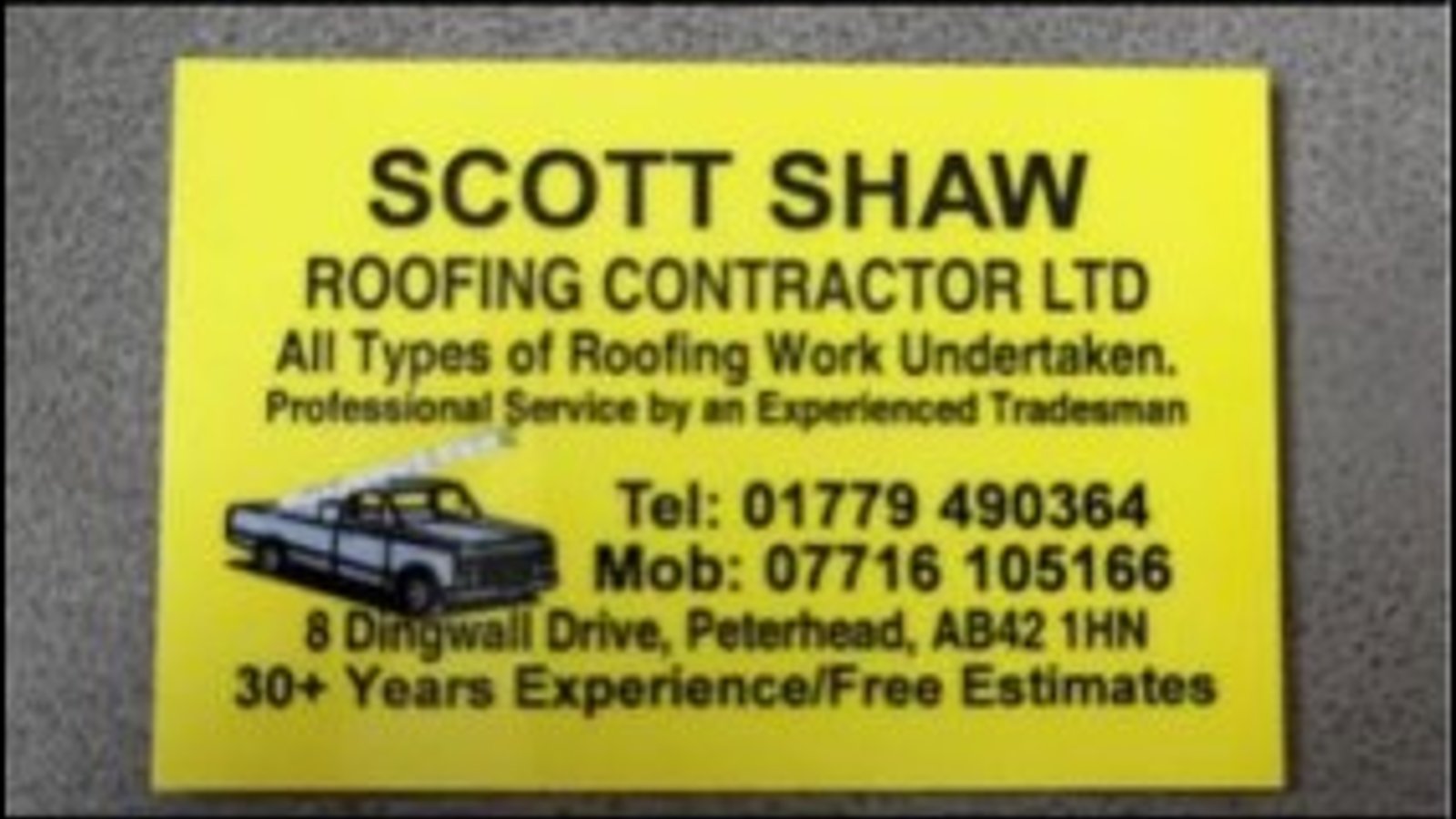 Scott Shaw Roofing Contractor Ltd