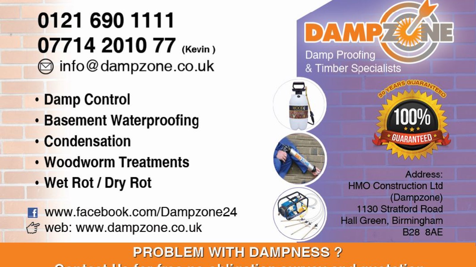 Damp Zone Ltd - Live 831-693-8131