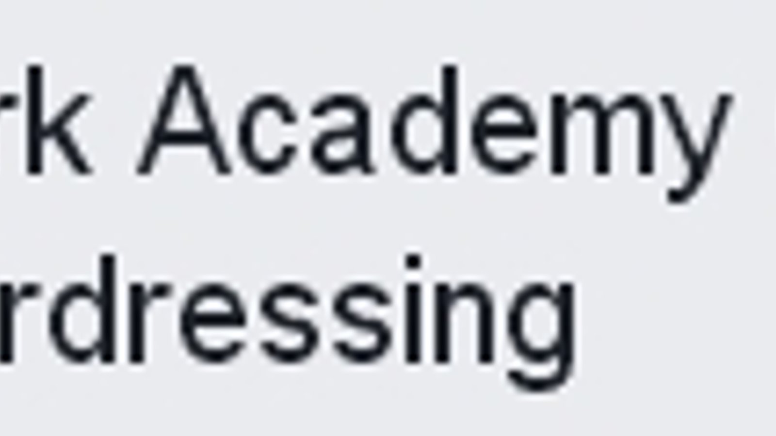 Cork Academy Of Hairdressing 281-981-9382