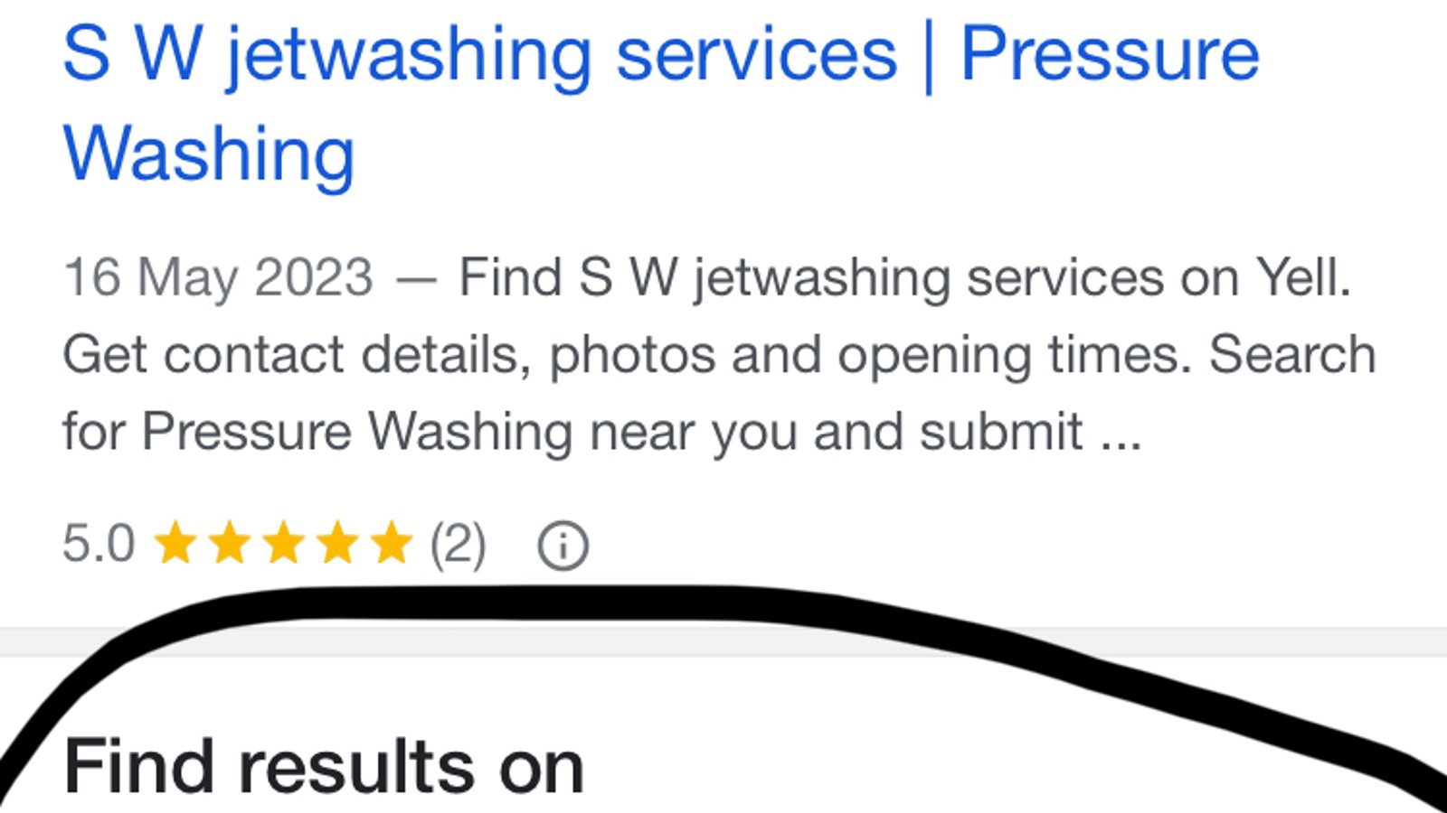 S W Jet Washing Services