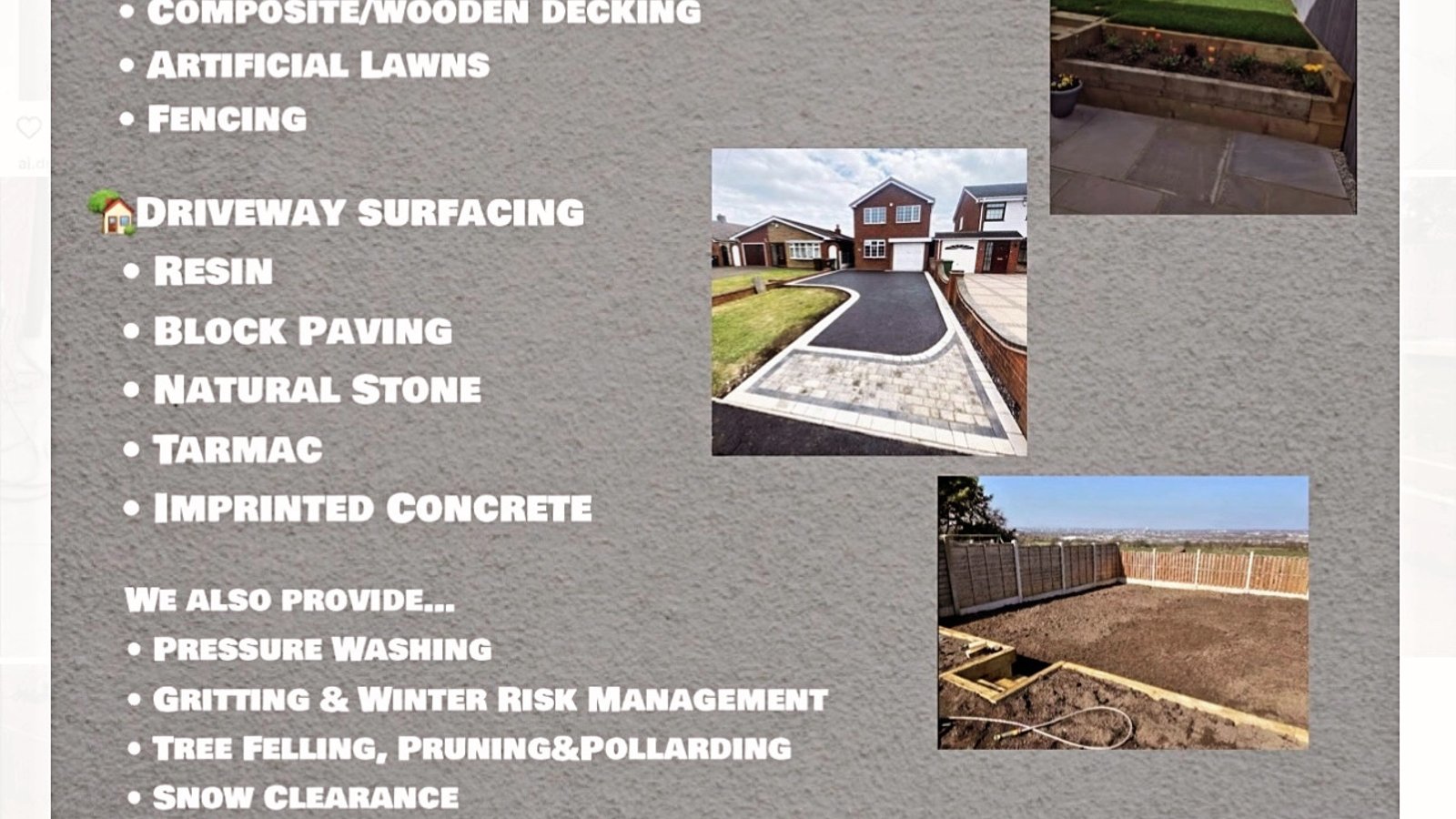 A & J Driveways & Ground Maintenance