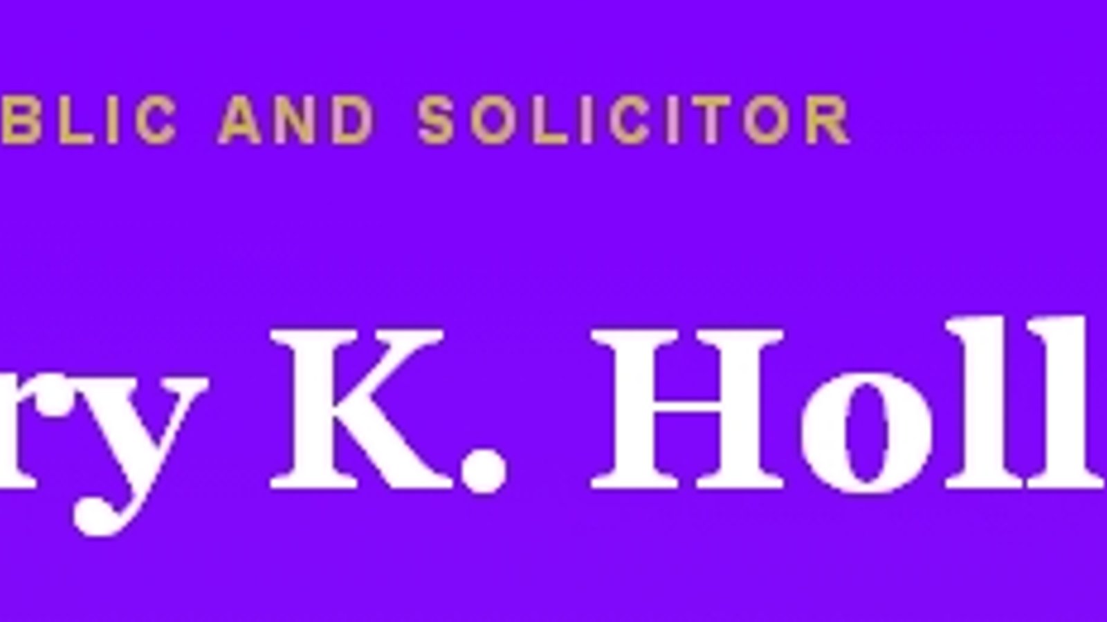 Barry Holland Notary Public